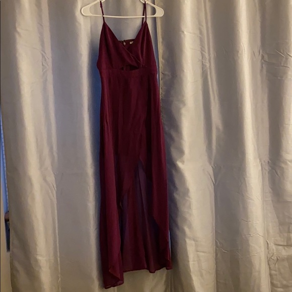 Purple High/Low Dress - Picture 2 of 11